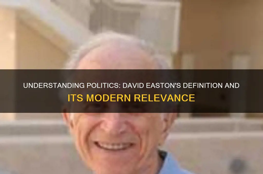 what is politics david easton