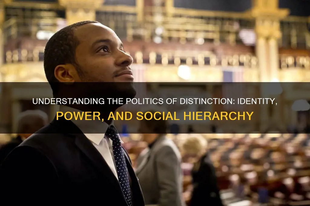what is politics of distinction