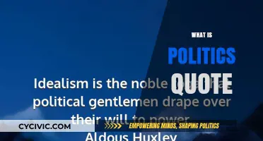 Understanding Politics: Exploring the Power of a Single Quote