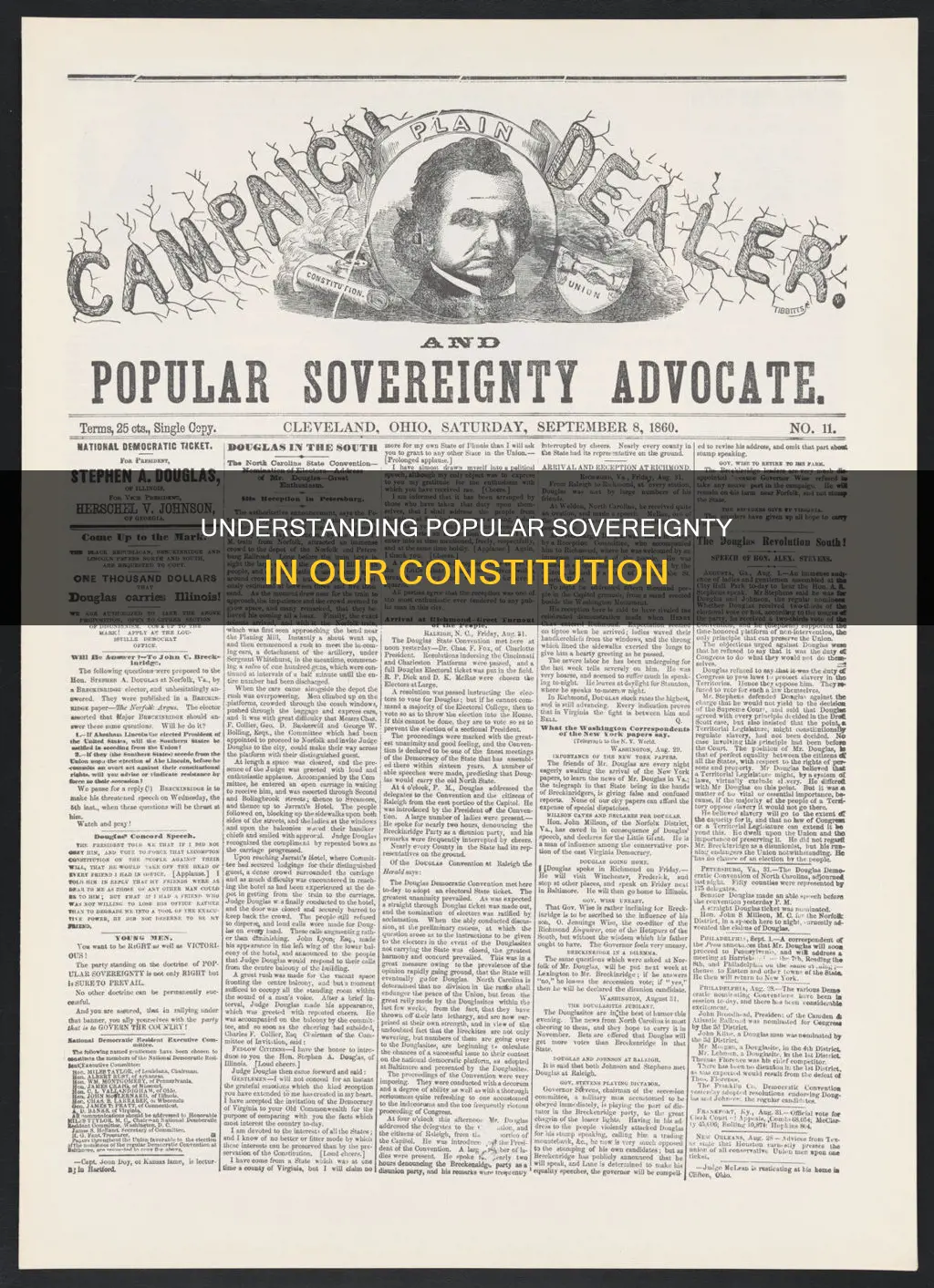 what is popular sovereignty in the constitution for kids