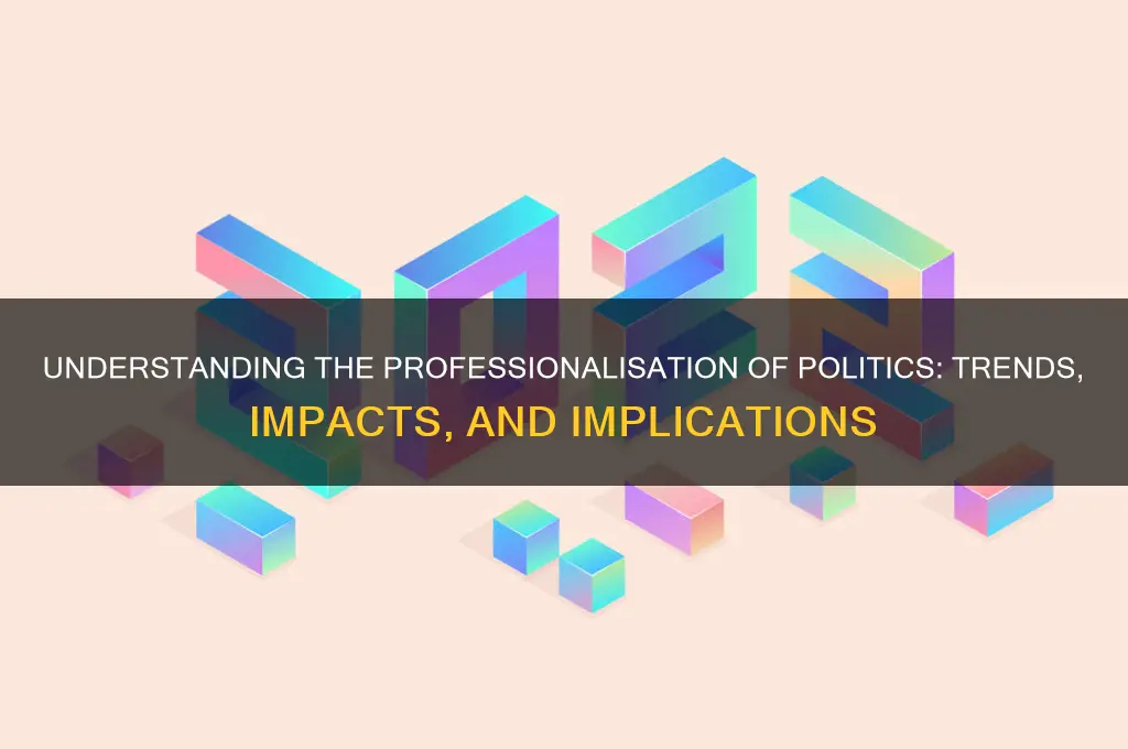 what is professionalisation of politics