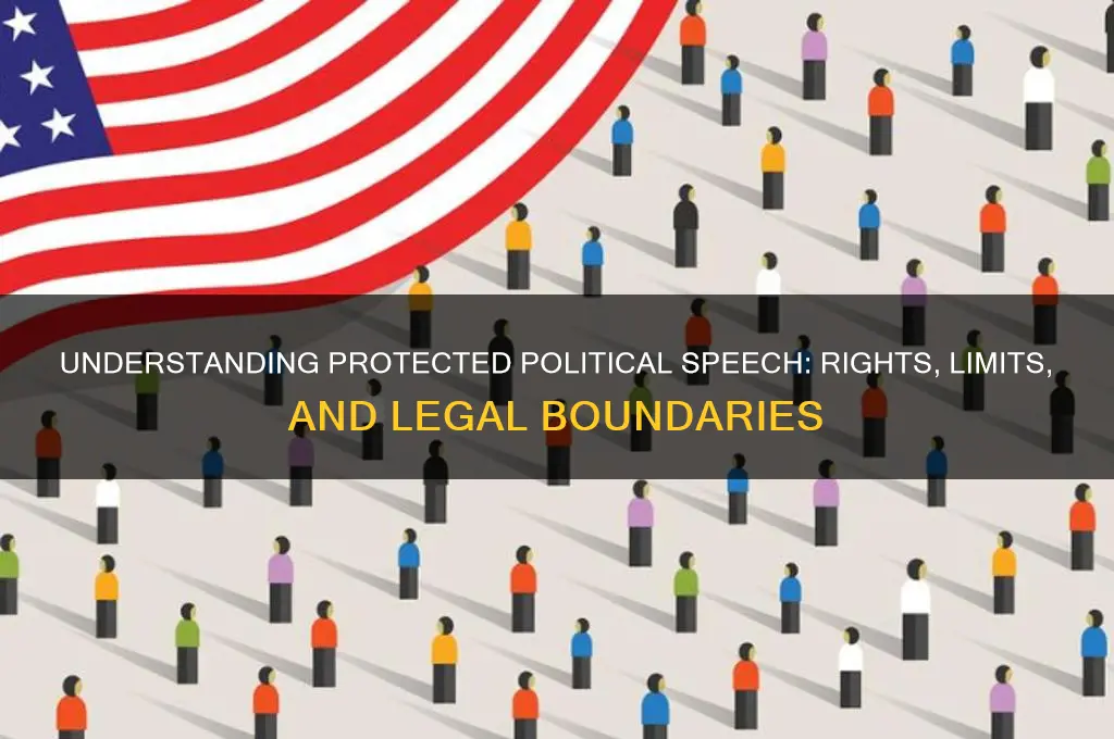 what is protected political speech