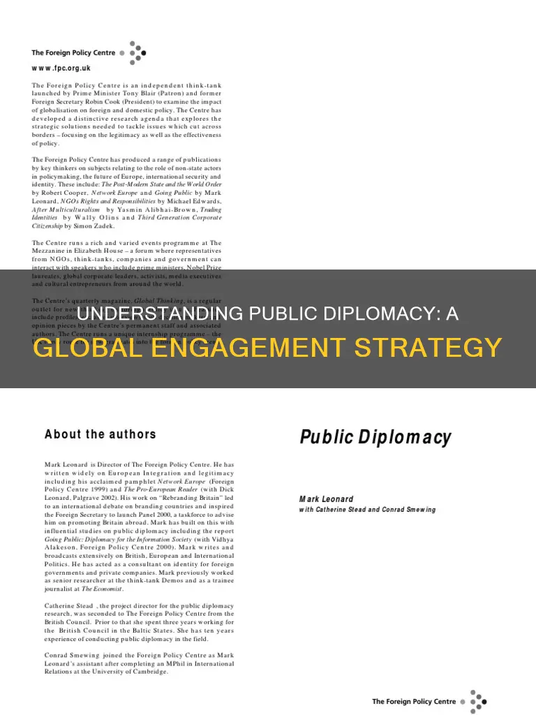 what is public diplomacy