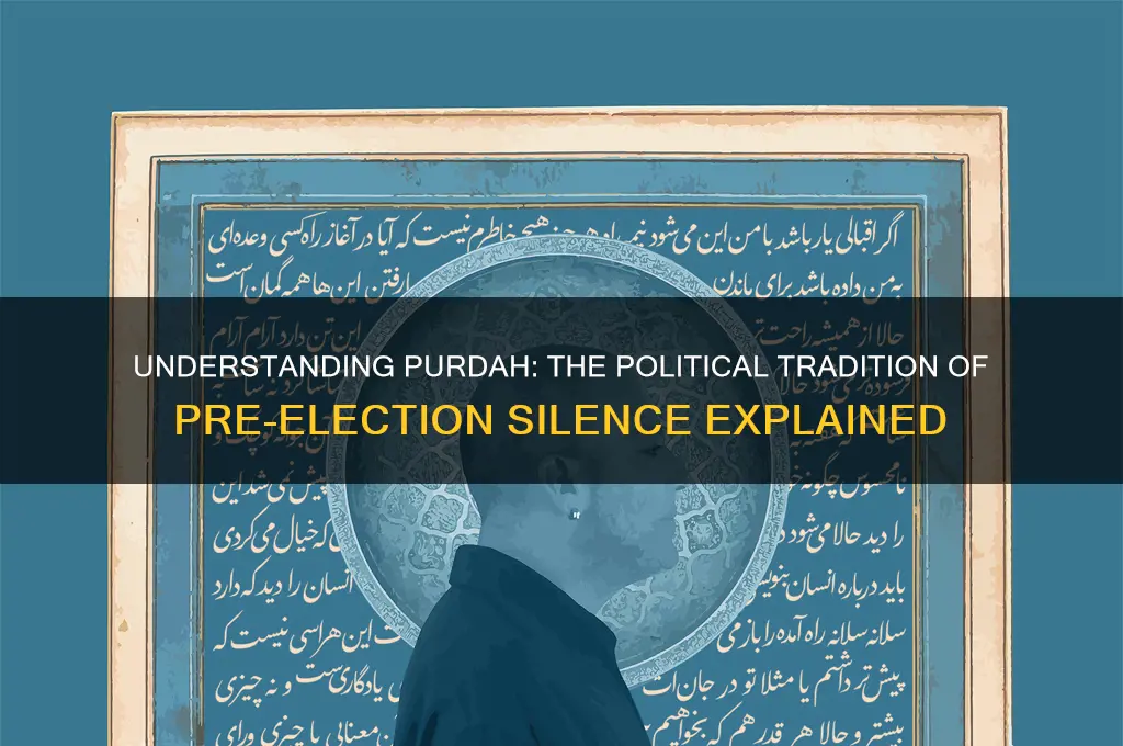 what is purdah in politics