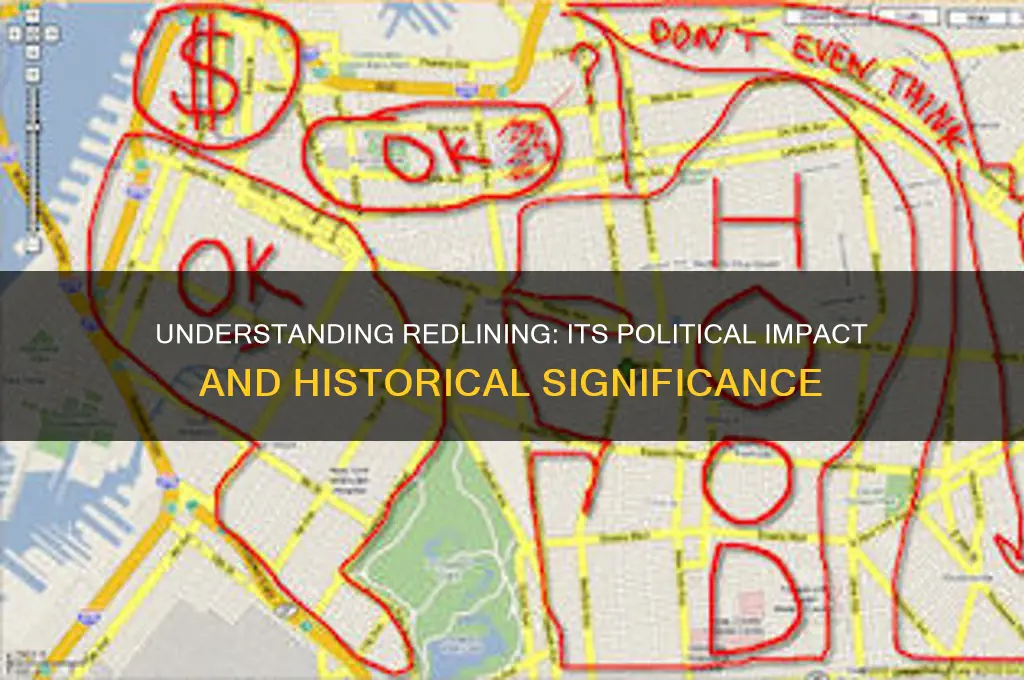 what is redlining in politics