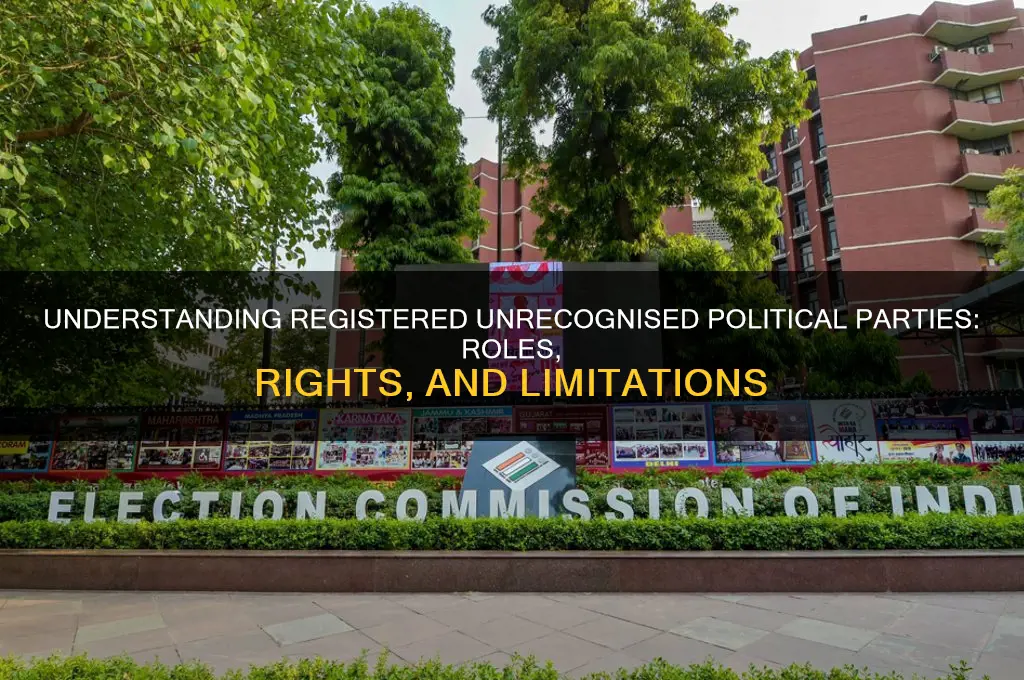 what is registered unrecognised political party