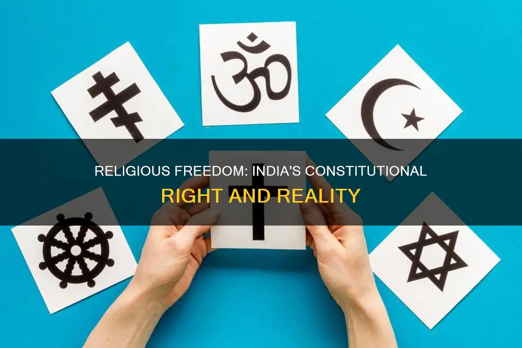 what is religious freedom in indian constitution