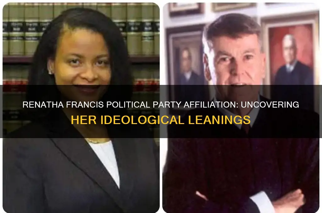 what is renatha francis political party