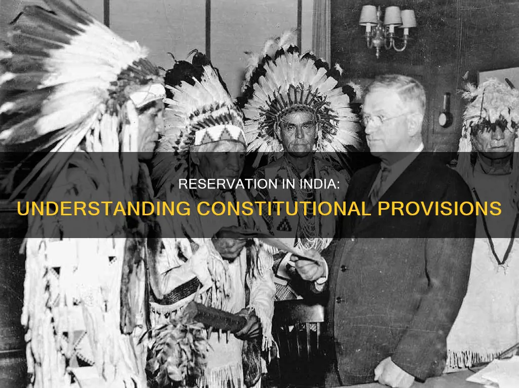 what is reservation in indian constitution