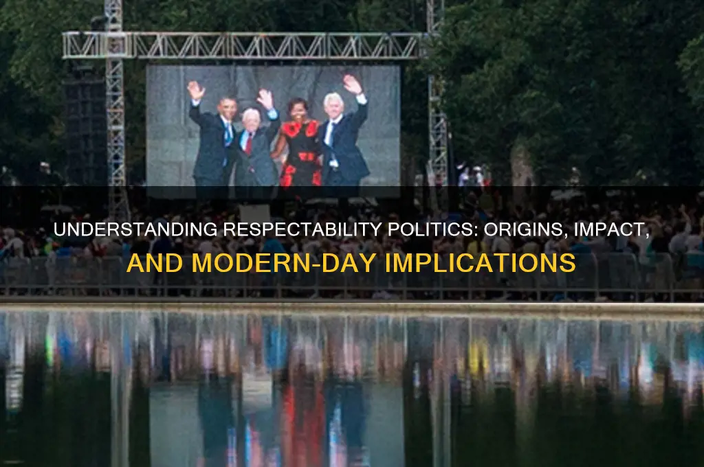 what is respectability politics