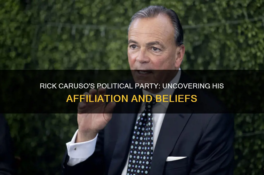 what is rick caruso political party