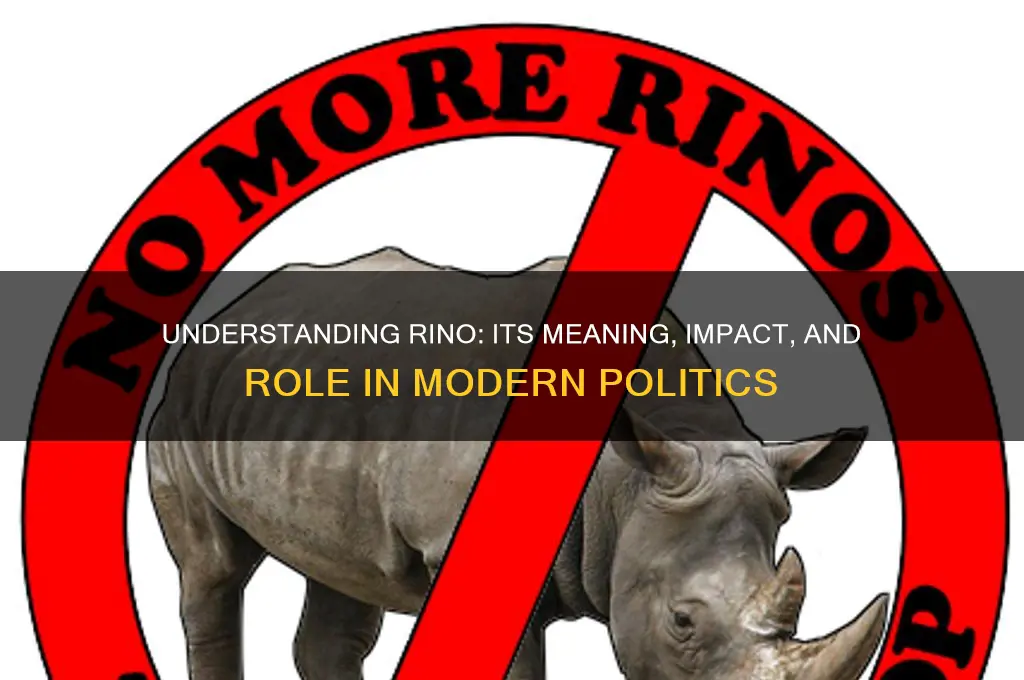 what is rino in politic