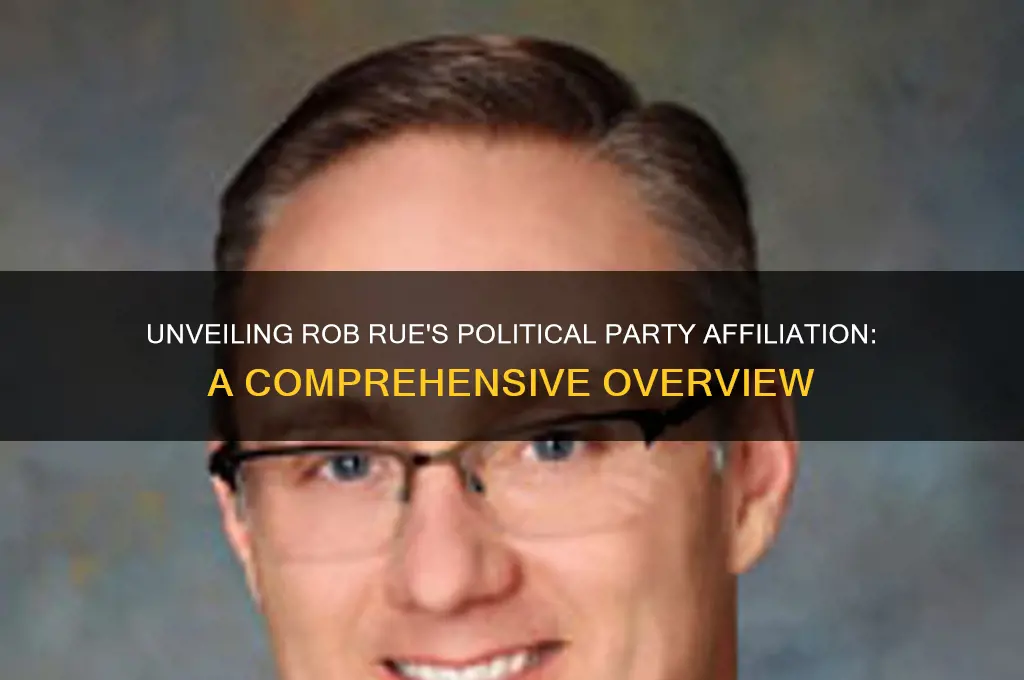 what is rob rue political party