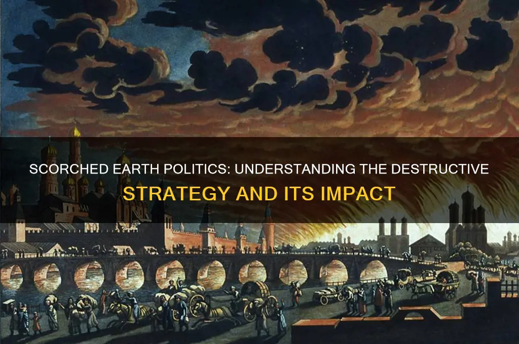 what is scorched earth politics