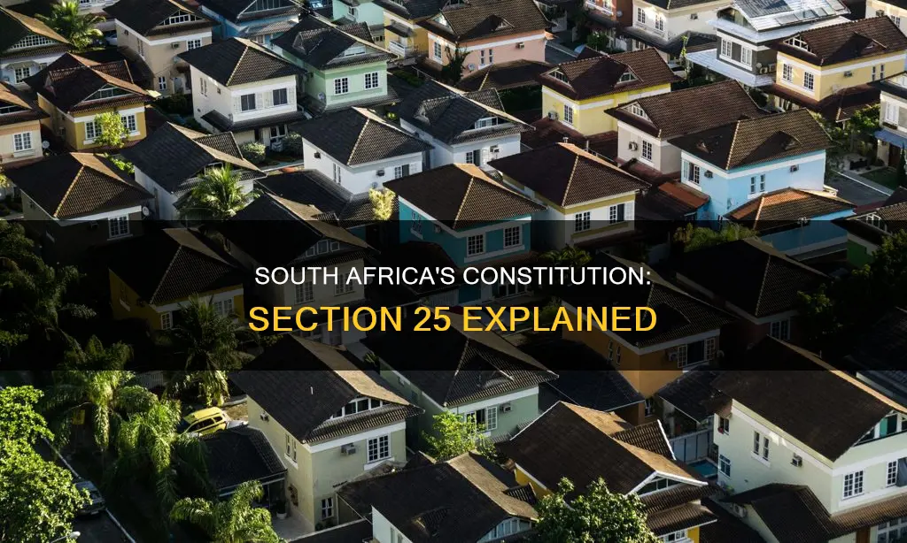 what is section 25 of the south african constitution