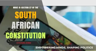 South Africa's Constitution: Section 27 and its Significance
