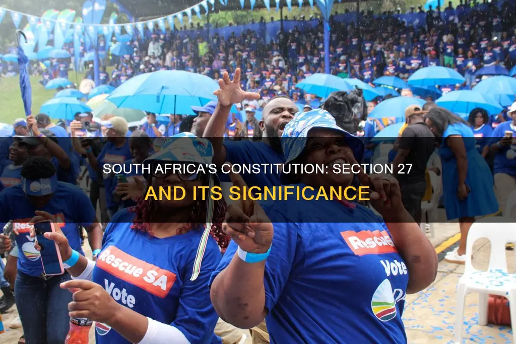 what is section 27 of the south african constitution