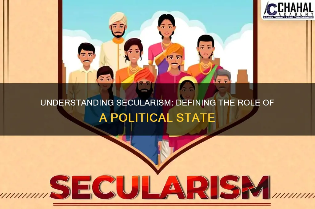 what is secular political state