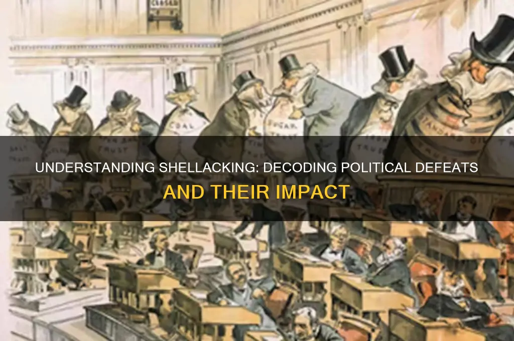 what is shellacking in politics