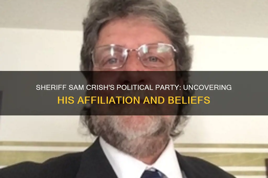 what is sheriff sam crish