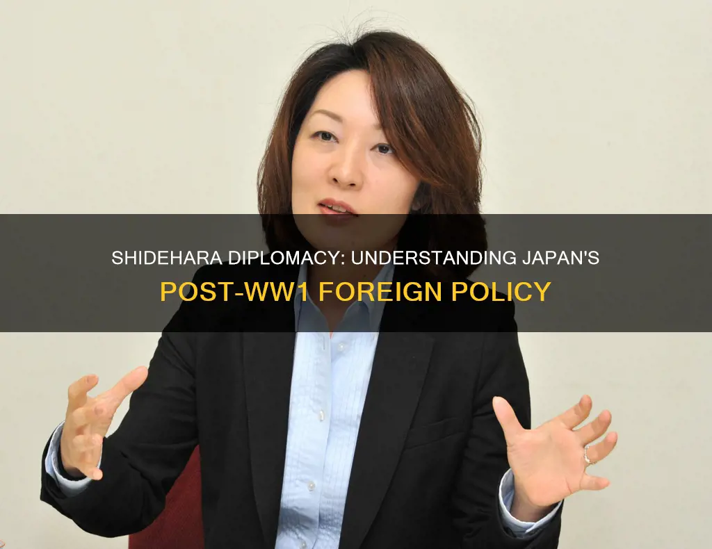 what is shidehara diplomacy