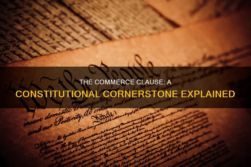 what is significant about the commerce clause of the constitution
