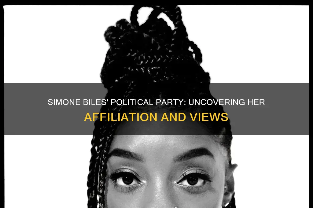 what is simone biles political party