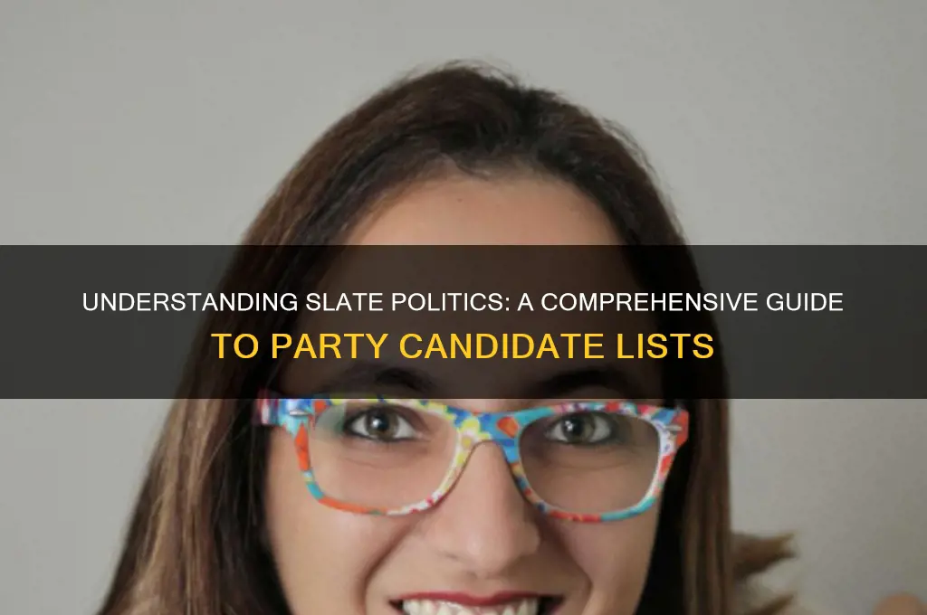 what is slate politics