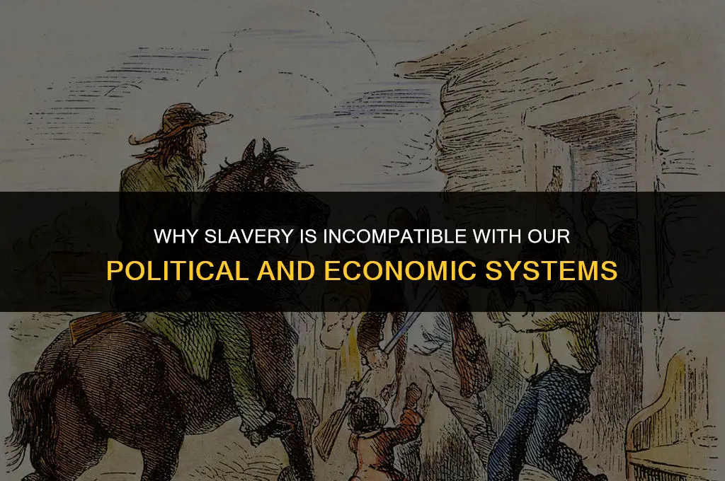what is slavery incompatible with us political and economic systems
