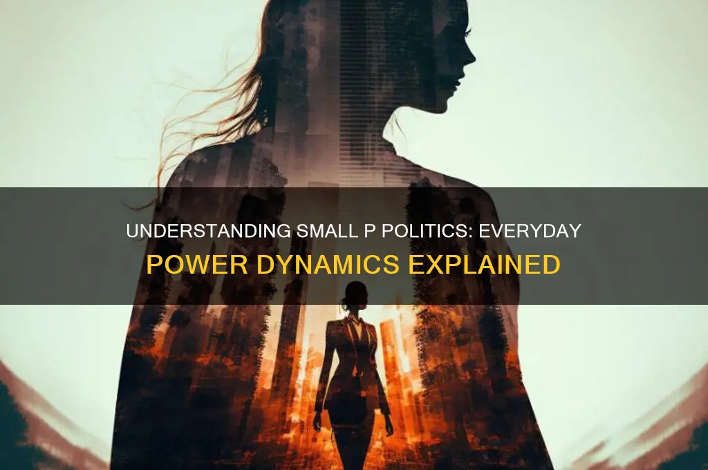 what is small p politics