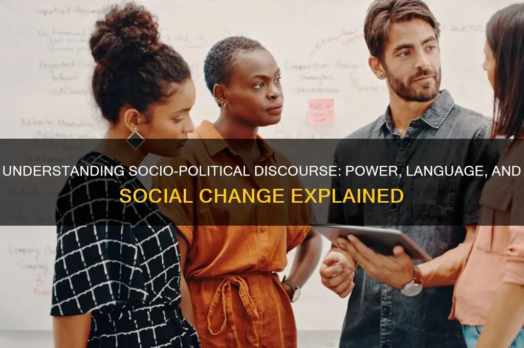 what is socio political discourse