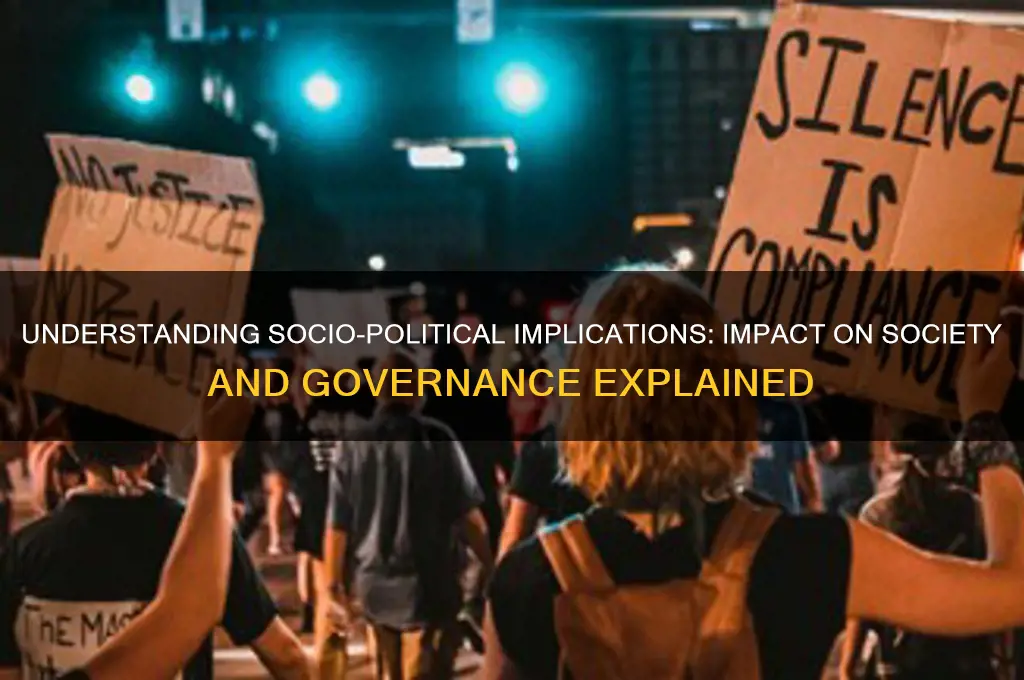 what is socio political implications