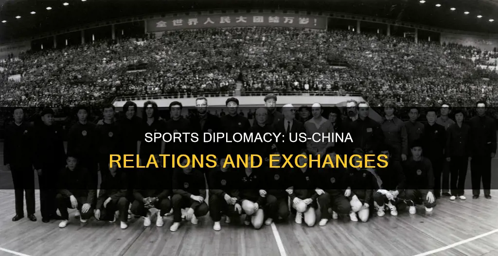 what is sports diplomacy helped china and us
