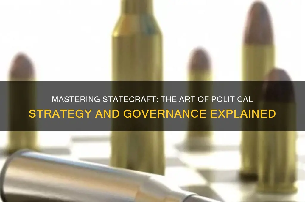 what is statecraft in politics