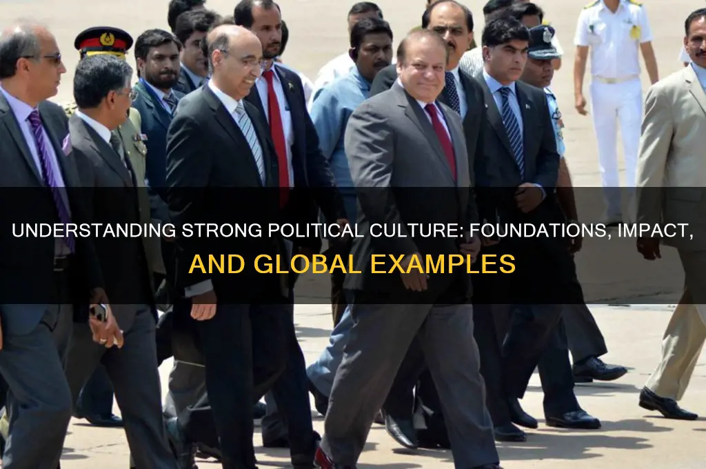 what is strong political culture