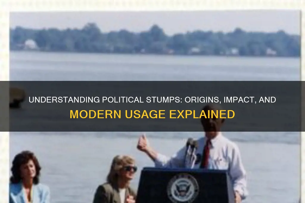 what is stump in politics