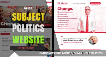 Understanding Subject Politics: Exploring the Purpose of Political Websites