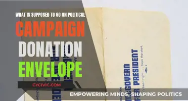 Donation Envelope Essentials for Political Campaign Success