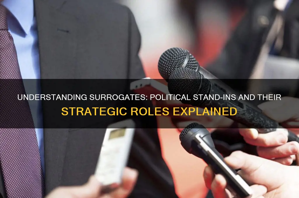 what is surrogate in politics