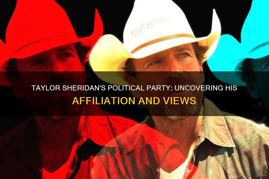 what is taylor sheridan political party