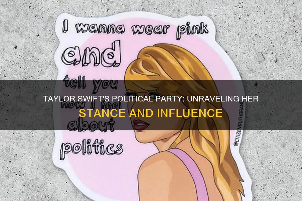 what is taylor swift political party