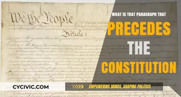 The Constitution's Preamble: What's the Point?