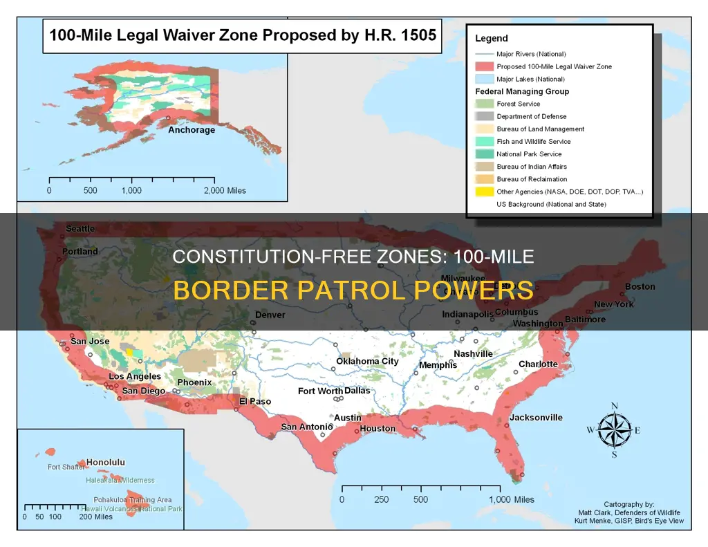what is the 100 mile constitution free zone