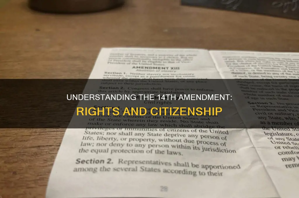 what is the 14th amendment of the us constitution