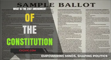 Amendment 31: Understanding the Constitution's Proposed Change
