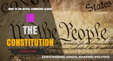 Commerce Clause: Understanding the Constitution's Power