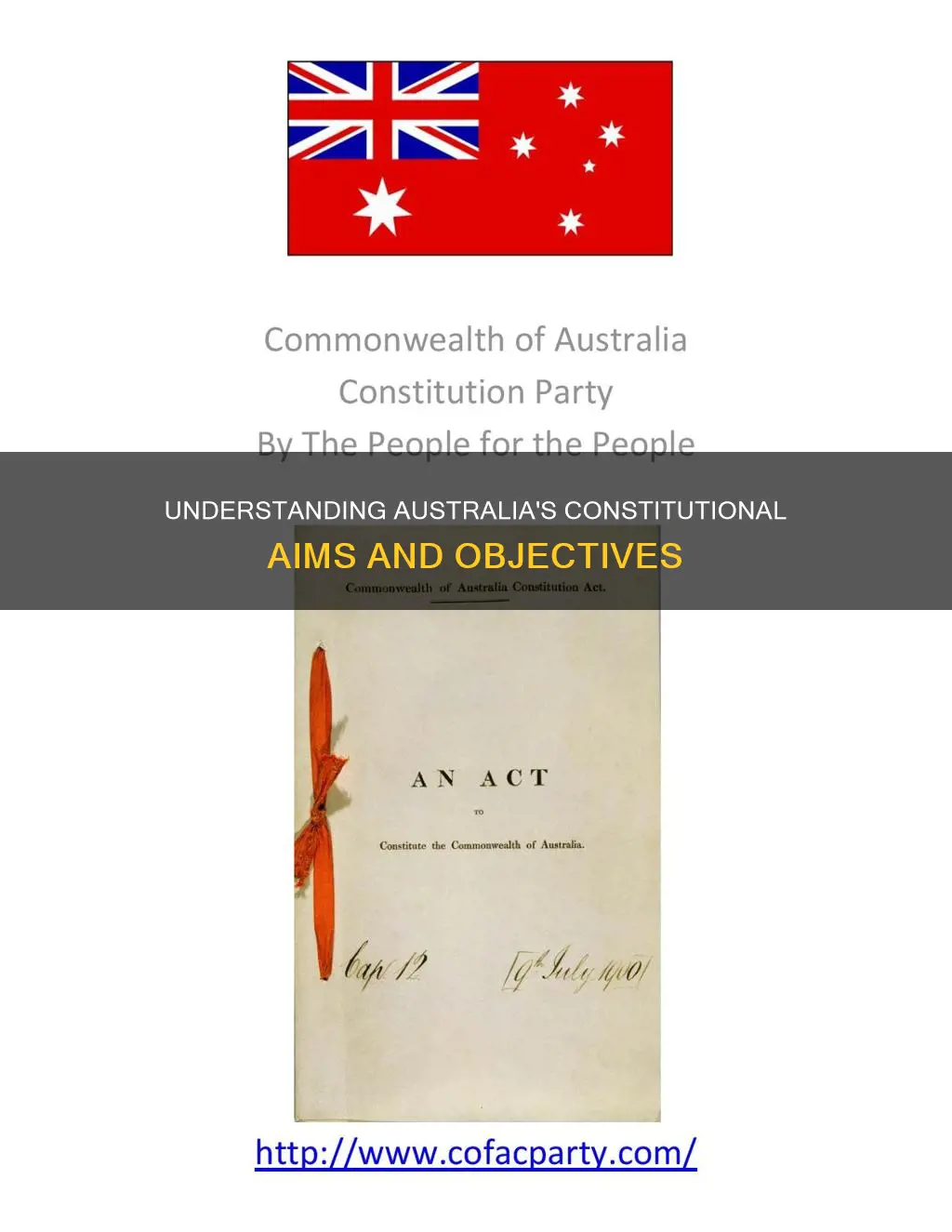 what is the aim of the australian constitution