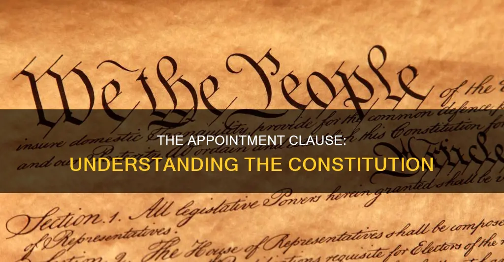 what is the appointment clause in the constitution