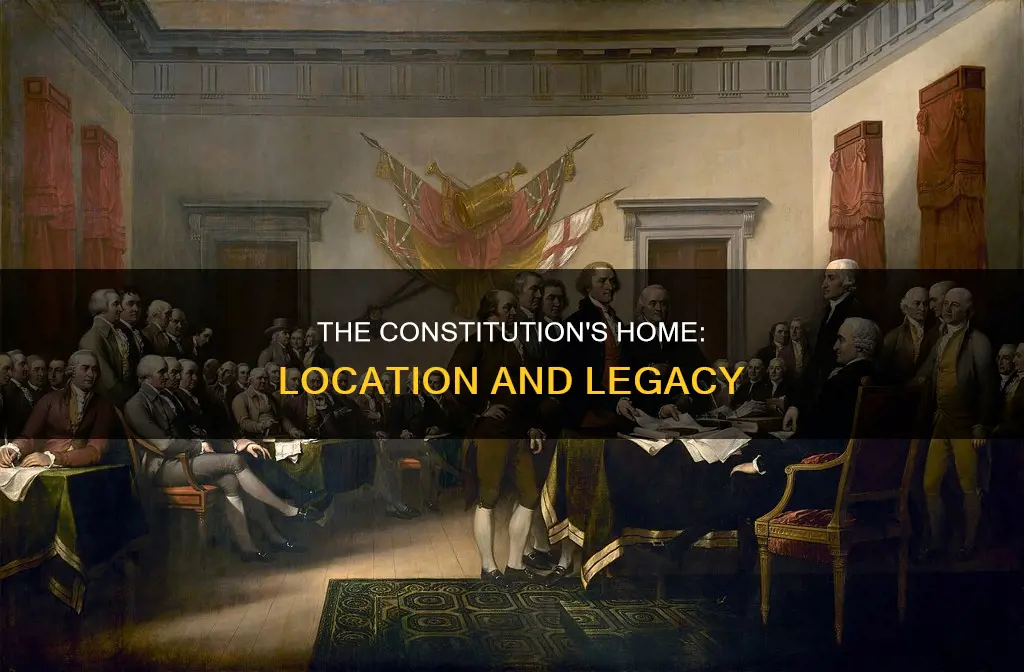 what is the appropriate location of the us constitution