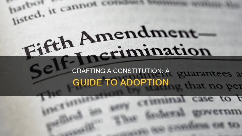 what is the best way to adopt a constitution